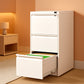 White 3 Drawer Vertical File Cabinet Locking Mechanism