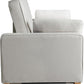 Queen Size Convertible Sleeper Sofa Oyster Upholstery-2