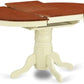 Avon Oval Dining Table 42x60 Inch Buttermilk Cherry Finish