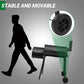 Industrial Black Charcoal Grill Integrated Offset Smoker