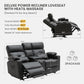 68 Inch UltraComfort Power Reclining Loveseat Heated
