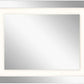 LED Backlit Mirror Chrome 30x24 Inch Vanity Mirror