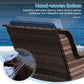 Outdoor Patio Furniture Set with Fire Pit Table-3