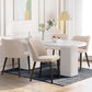 Camel Upholstered Dining Chairs Midcentury Modern Set