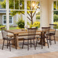 Brown Windsor Spindle Back SolidWood Dining Chairs