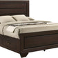 Queen Platform Bed Dark Cocoa With Ample Storage Drawers