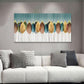 Colorful Leaves Canvas Wall Art 20x40 Inches Abstract