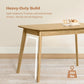 Extendable Dining Table FortySeven To Fifty Nine Inches Oak Veneer