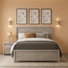 SignatureDesign Queen Panel Bed Frame Engineered Wood Gray