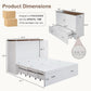 Espresso Queen Murphy Cabinet Bed Versatile Deluxe