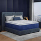 Blue Queen Hybrid Memory Foam Mattress Box CertipurUS-1