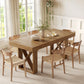 63 Inches Rectangular Farmhouse Kitchen Dining Table