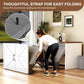Walnut White Twin Space-Saving Murphy Bed Mattress