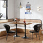 Rustic Brown Twenty Seven point Six Inches Tulip Dining Table