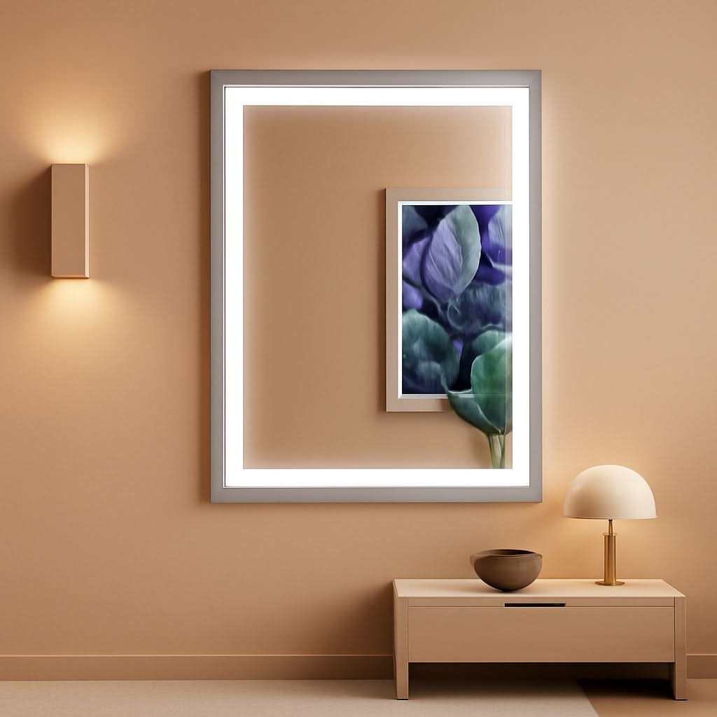 24x32Inch Front Backlit LED Vanity Mirror Dimmable-0