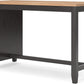 Counter Height Dining Table With 3 Shelves Trestle Base