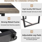 71 Inch Grey Dining Table Industrial Farmhouse Style