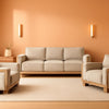 Oran Modern Sofa Set With Track Arms Light Brown Living Room-0