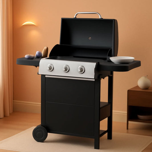 Stainless Steel Three Burner Propane Grill 25650BTU