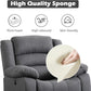 Oversized Grey Electric Recliner Chair For Living Room