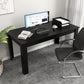 63 Inch Wood Dining Table For Four To Six People Black