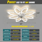 Dimmable Contemporary White Bladeless Ceiling Fan Lights