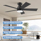 42Inch Smart Ceiling Fan With Integrated LED Lights