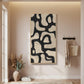 Beige Modernist Framed Abstract Wall Art 30X60Inch