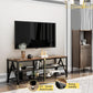 Industrial TV Stand 55 Inch Entertainment Center Brown