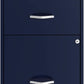 Mobile File Cabinet Navy With Two Locking File Drawers