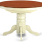 Avon Oval Dining Table 42x60 Inch Buttermilk Cherry Finish
