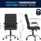 Desk Chair Black Adjustable Office Chair Home Study