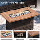 Outdoor Patio Furniture Set with Fire Pit Table-1