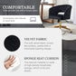 Velvet Home Office Chair 360 Degree Swivel Black Lux Velvet-3