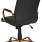 Whitney Black High Back Leathersoft Desk Chair Swivel