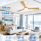52 Inches Corrosion Resistant Ceiling Fan LED Light