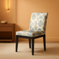 Dakota Upholstered Parsons Chair Avignon Sky Espresso Legs