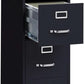 Hirsh 25 Deep 4 Drawer Vertical File Cabinet Black