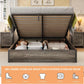 Full Sized Industrial Underbed Storage Bed Frame Lift