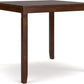 Counter Height Dining Set Brown With Table And 4 Barstools