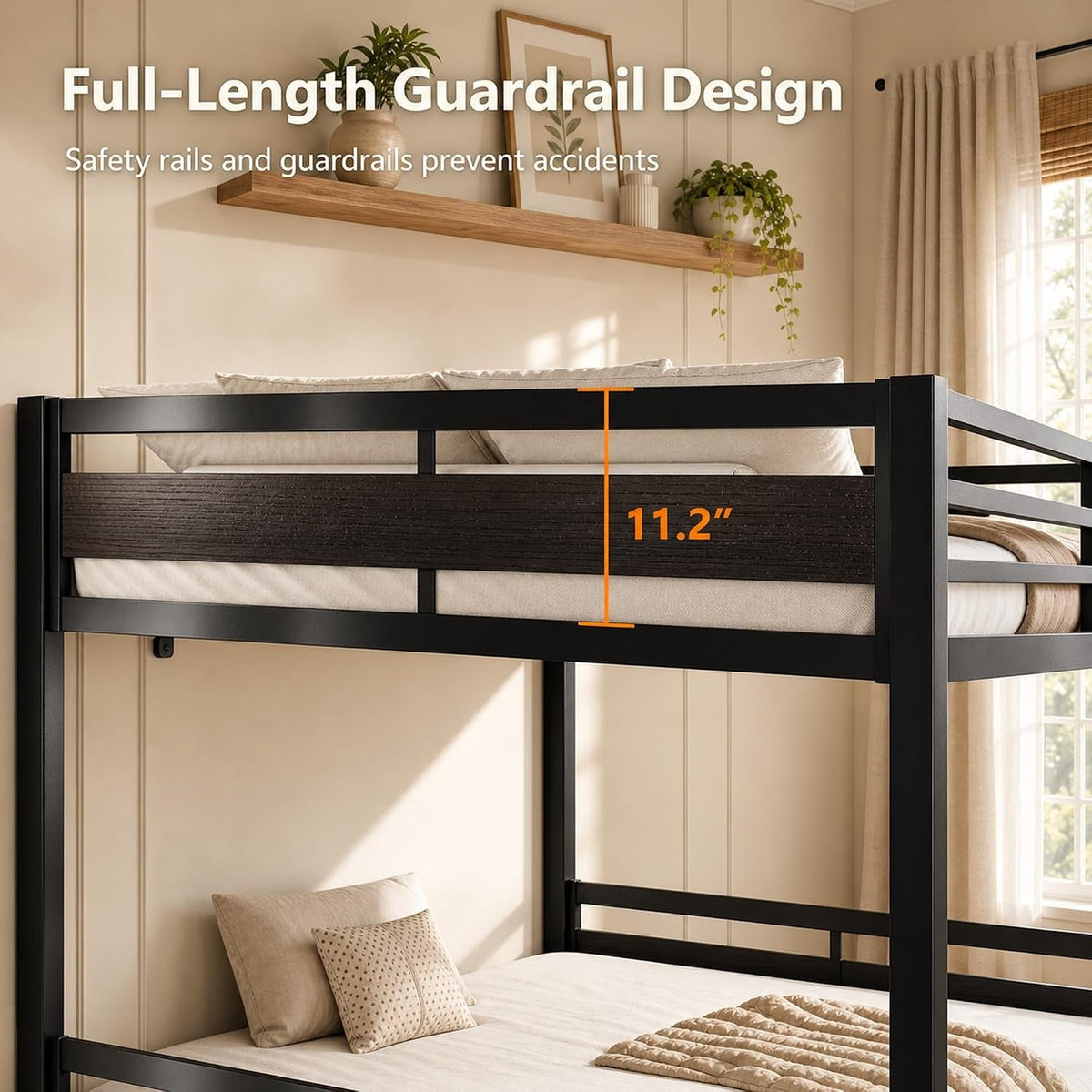 Full Over Full Industrial Grade Bunk Bed Ladder System