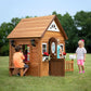 Cedar Wood Kids Outdoor Playhouse Kitchen Accessories