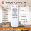 52-Inch Contemporary Flush Mount Ceiling Fan