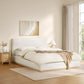 Queen Size Luxurious Upholstered Platform Bed Frame-2