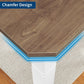 Spacious Rectangular 79 Inches Wooden Dining Table
