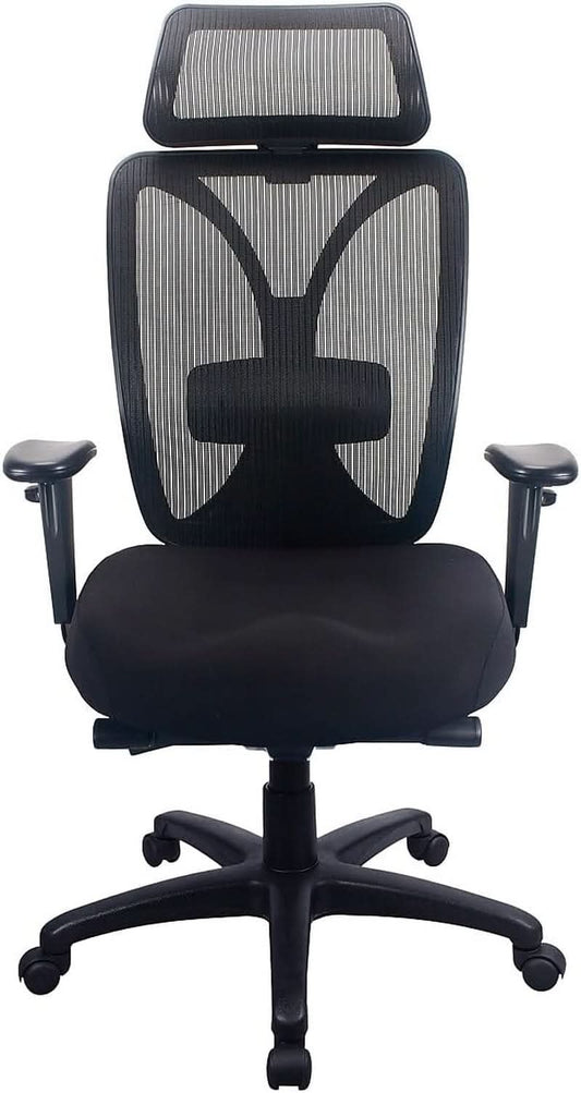 Raynor Black Ergonomic Desk Chair With Lumbar Support