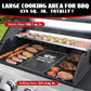 Four Burner Propane Grill With Integrated Thermometer