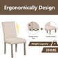 Rustic Dining Table Set Six NailheadAccents Chairs