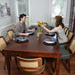 Set Midcentury Green Rattan Bentwood Dining Chairs