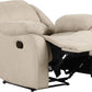 Oatmeal Wall Hugger Manual Recliner Chair For Living Room